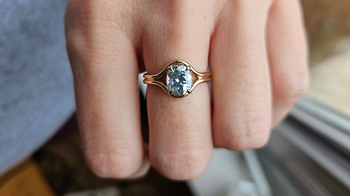 Bague Mila zircon naturel