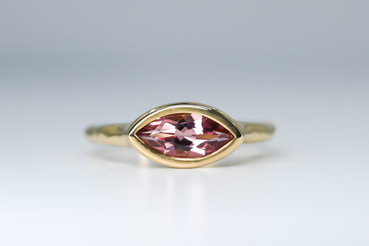 Bague Nomade tourmaline marquise rose