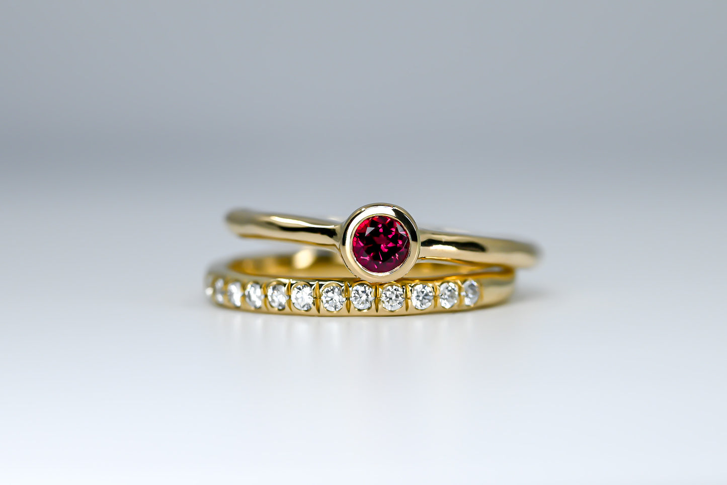 Bague Nomade solitaire rubis