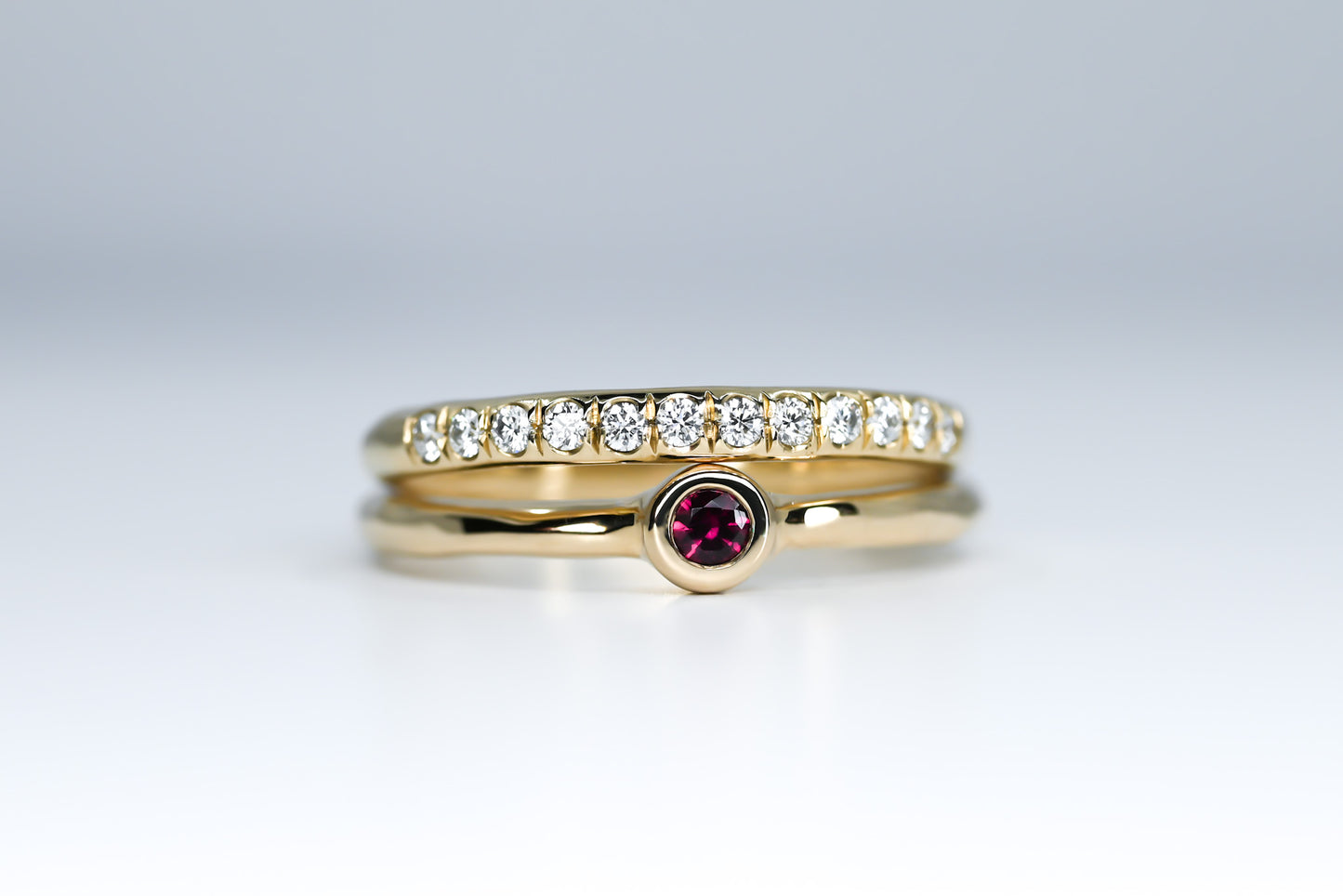 Bague Nomade solitaire petit rubis