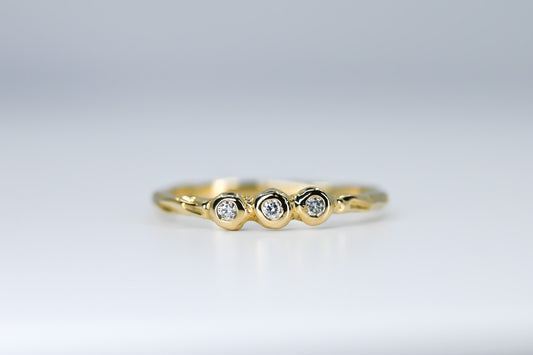 Bague Bosco trilogie petits diamants