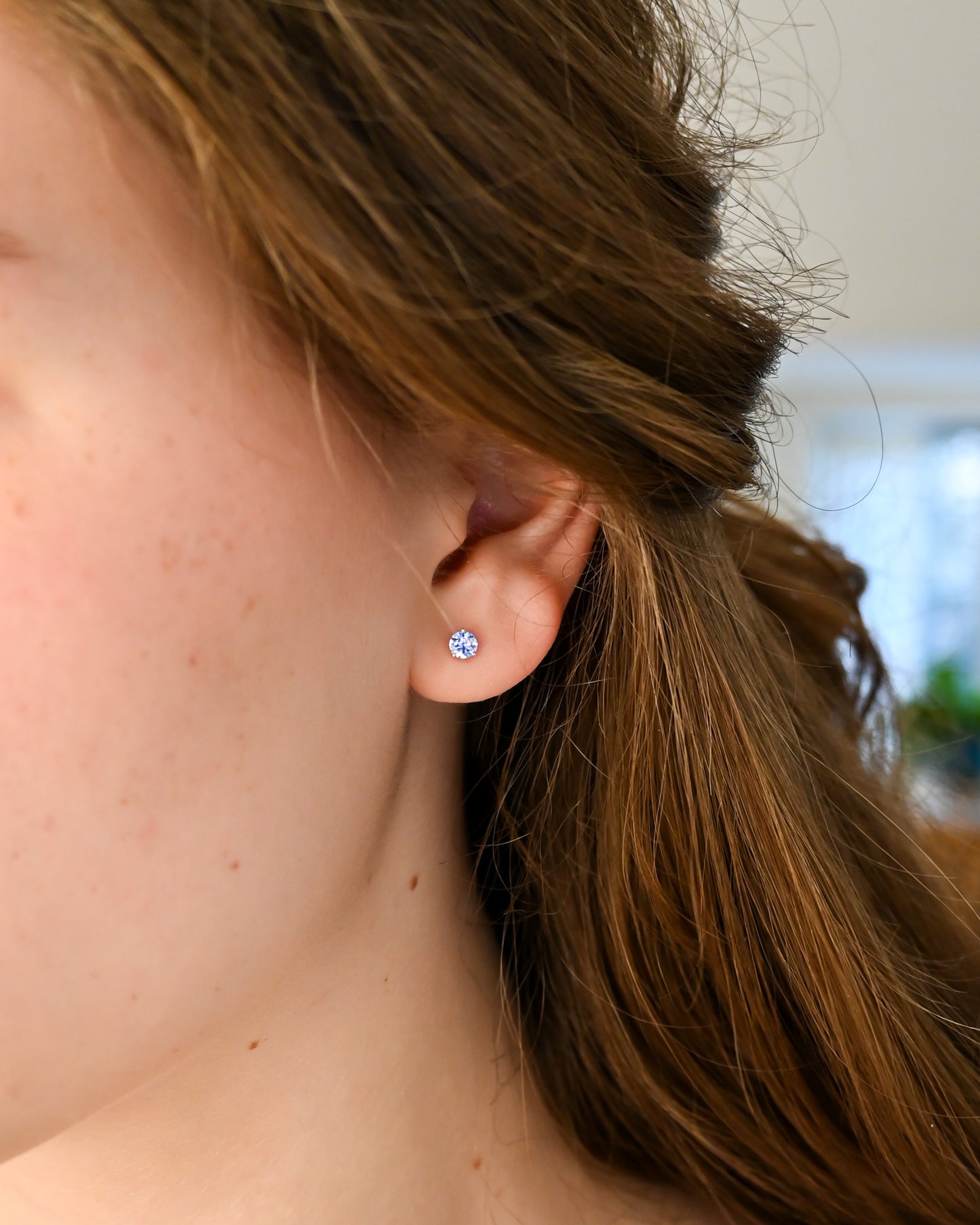 Boucles d'oreilles saphirs