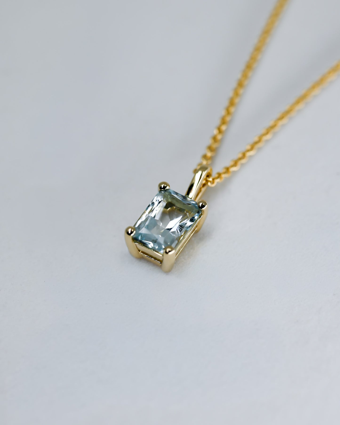 Collier aigue-marine