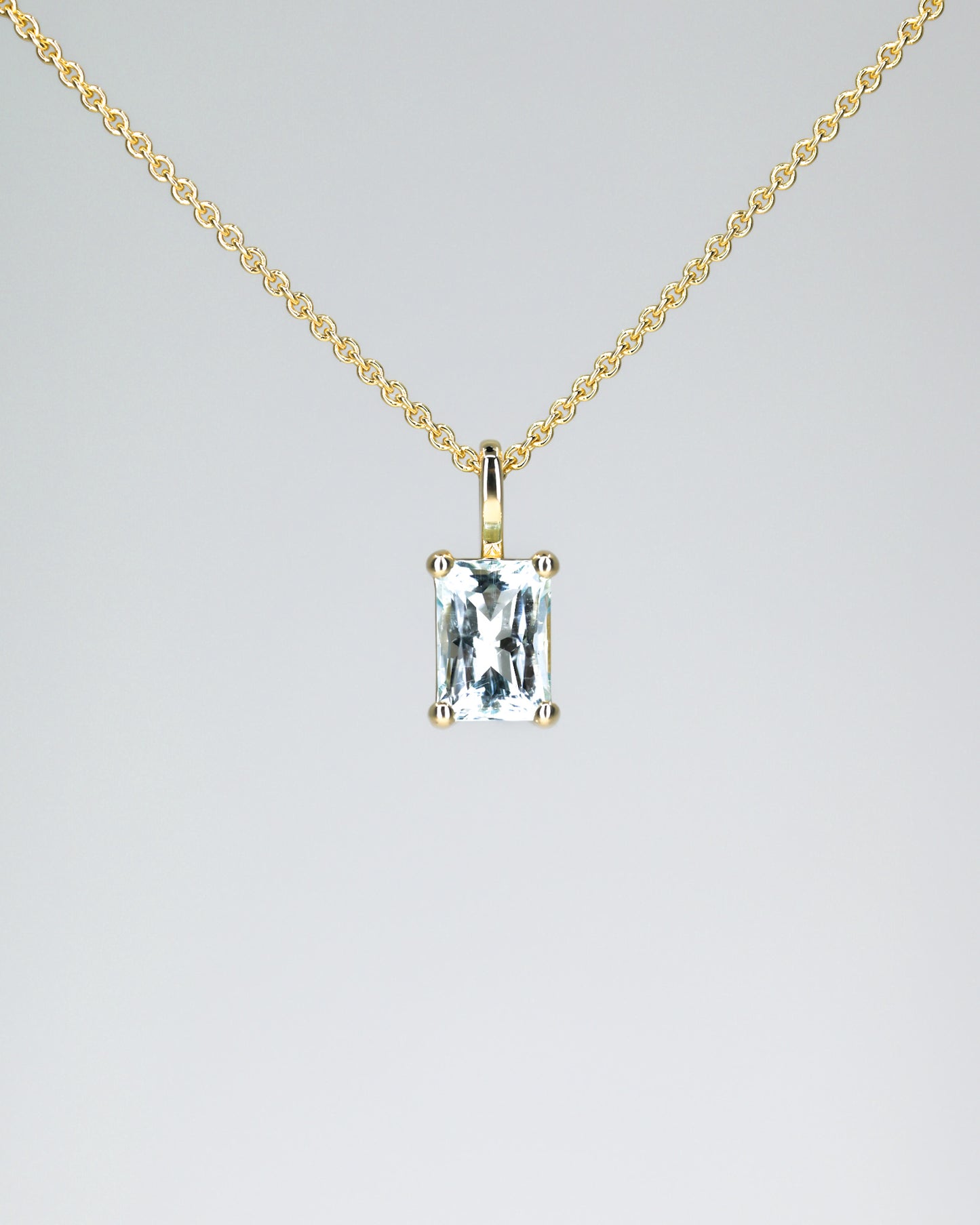 Collier aigue-marine