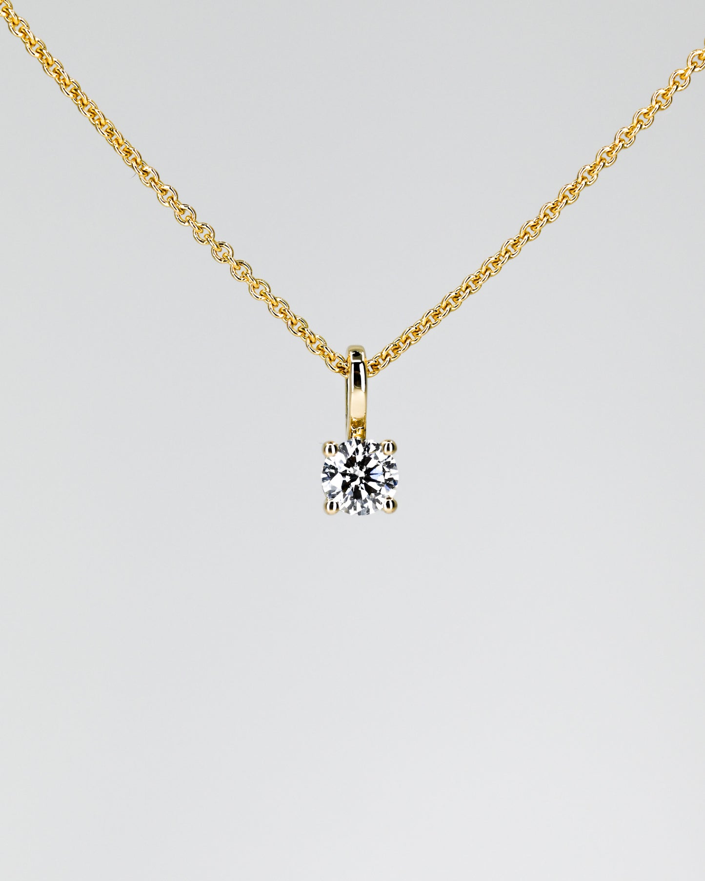 Collier diamant de laboratoire