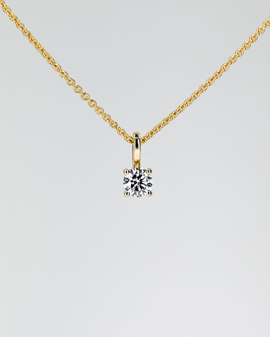 Collier diamant de laboratoire