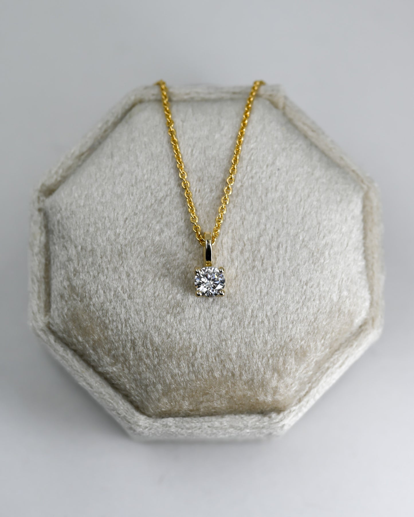 Collier diamant de laboratoire