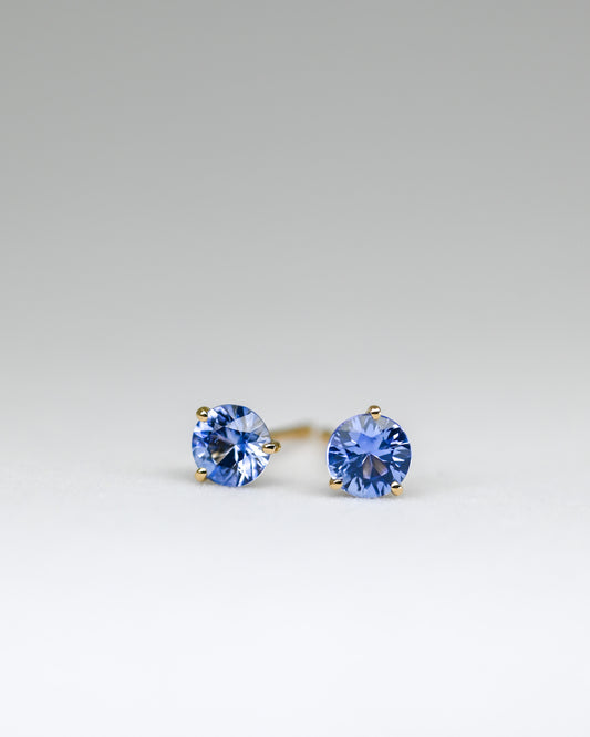 Boucles d'oreilles saphirs