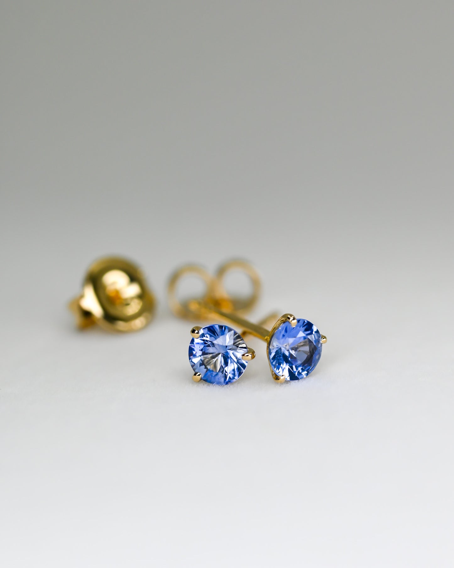 Boucles d'oreilles saphirs