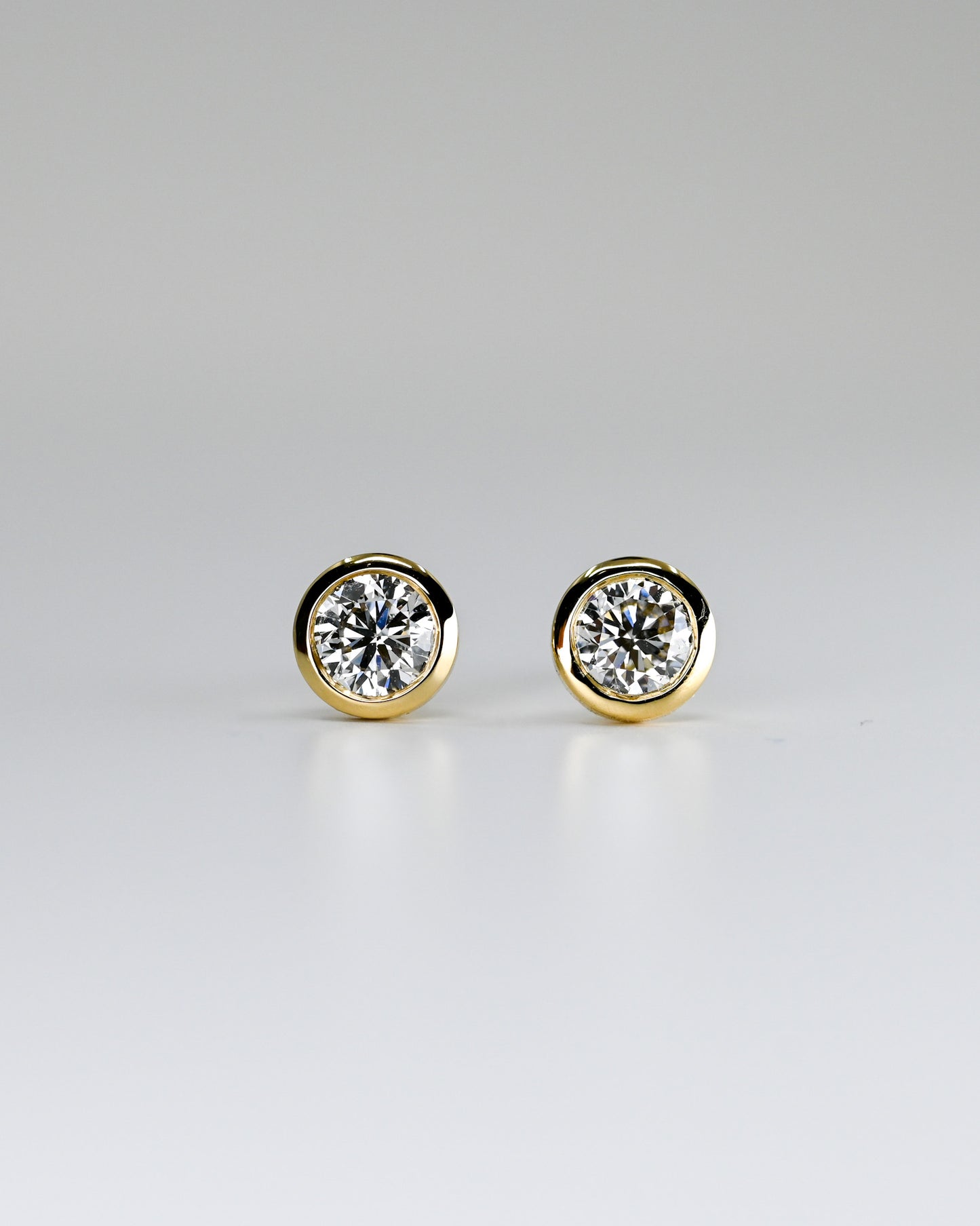 Boucles d'oreilles diamants de laboratoire