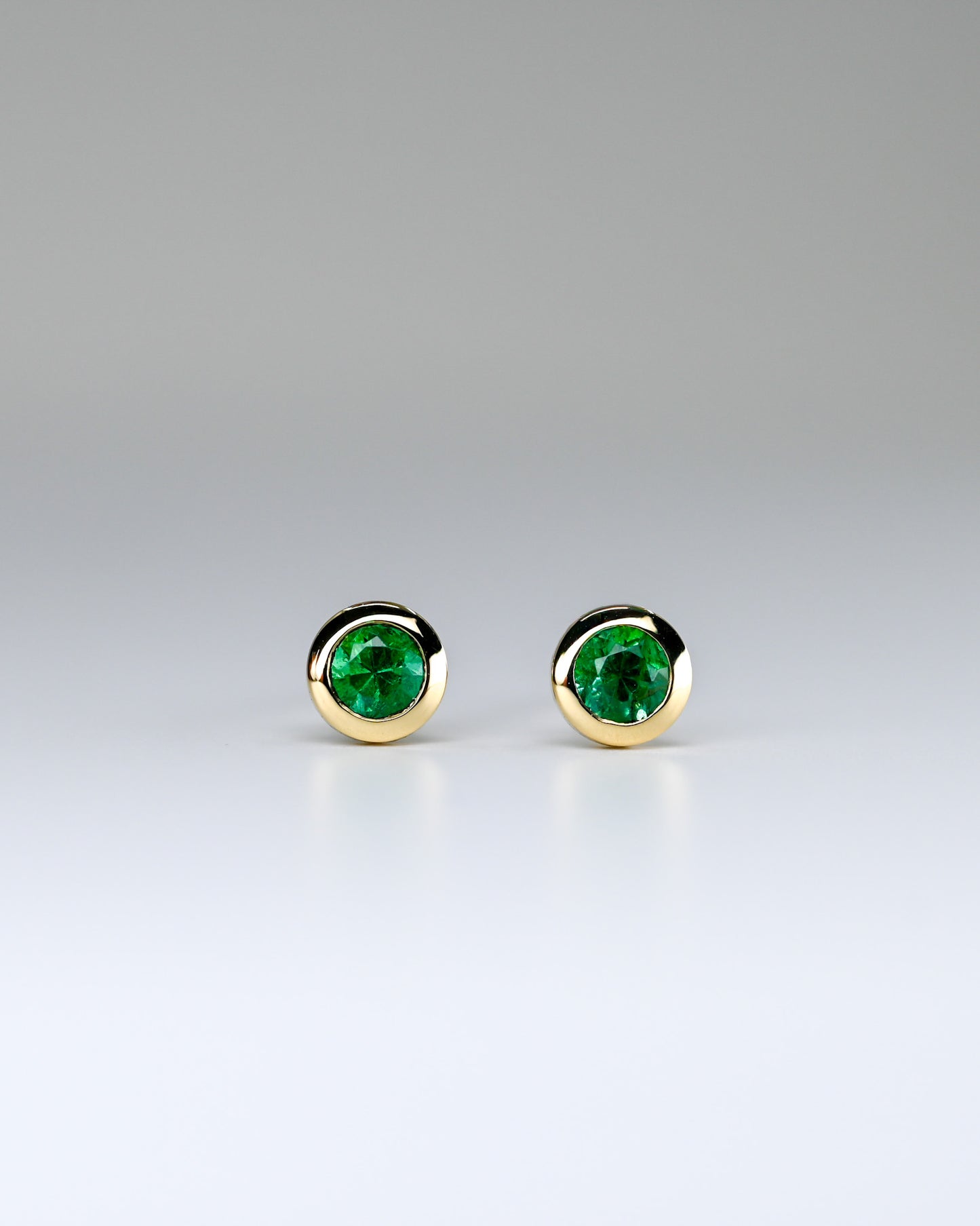 Boucles d'oreilles émeraudes