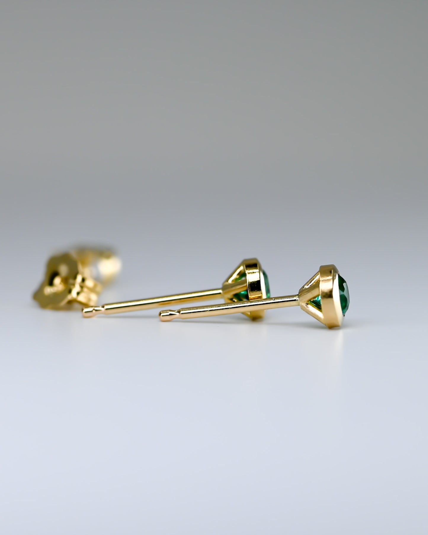 Boucles d'oreilles émeraudes