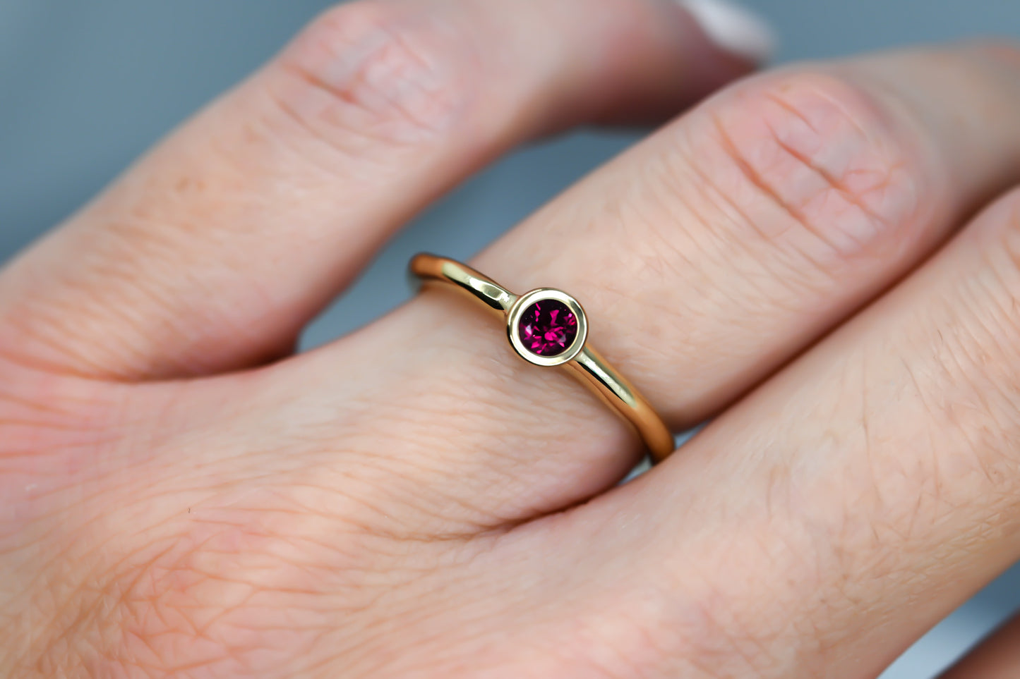 Bague Nomade solitaire rubis