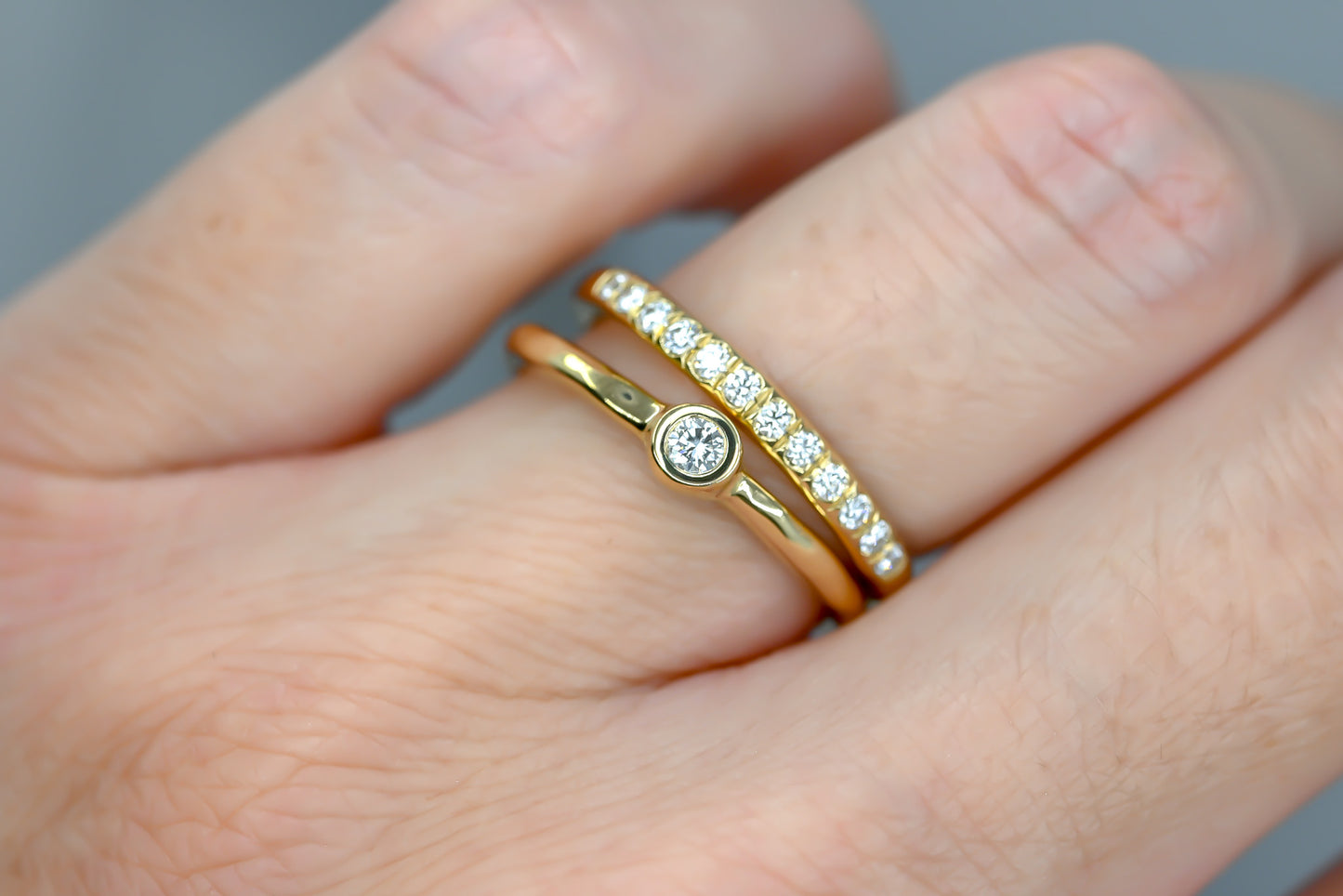 Bague Nomade solitaire petit diamant