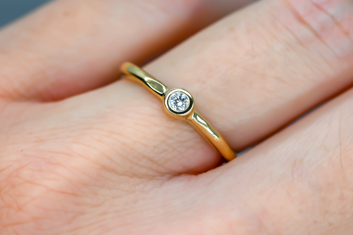 Bague Nomade solitaire petit diamant