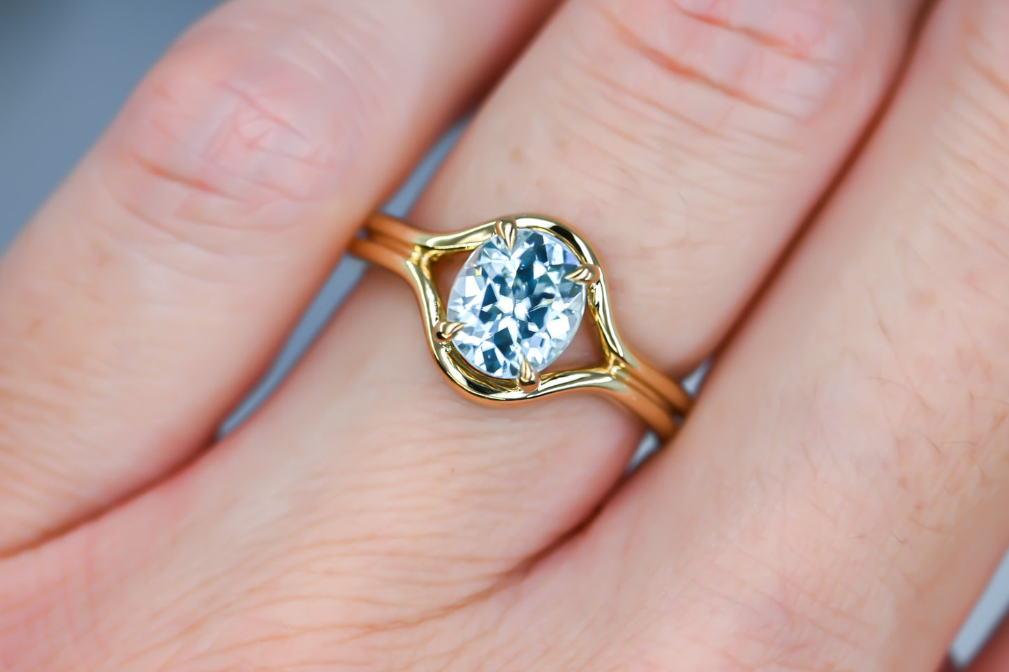 Bague Mila zircon naturel