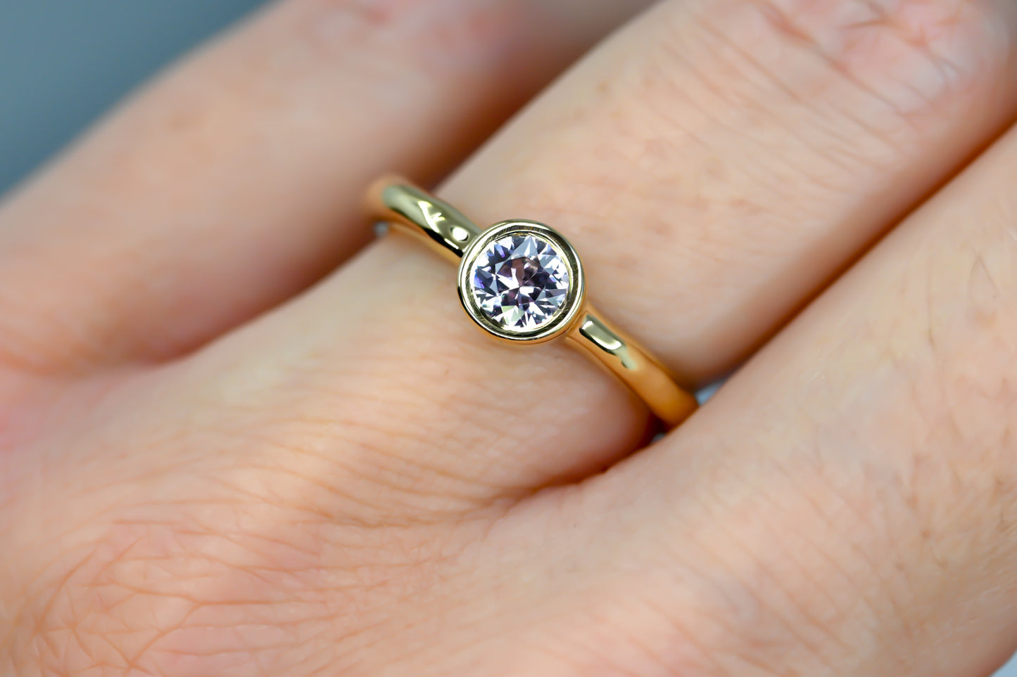 Bague Nomade saphir rose pâle