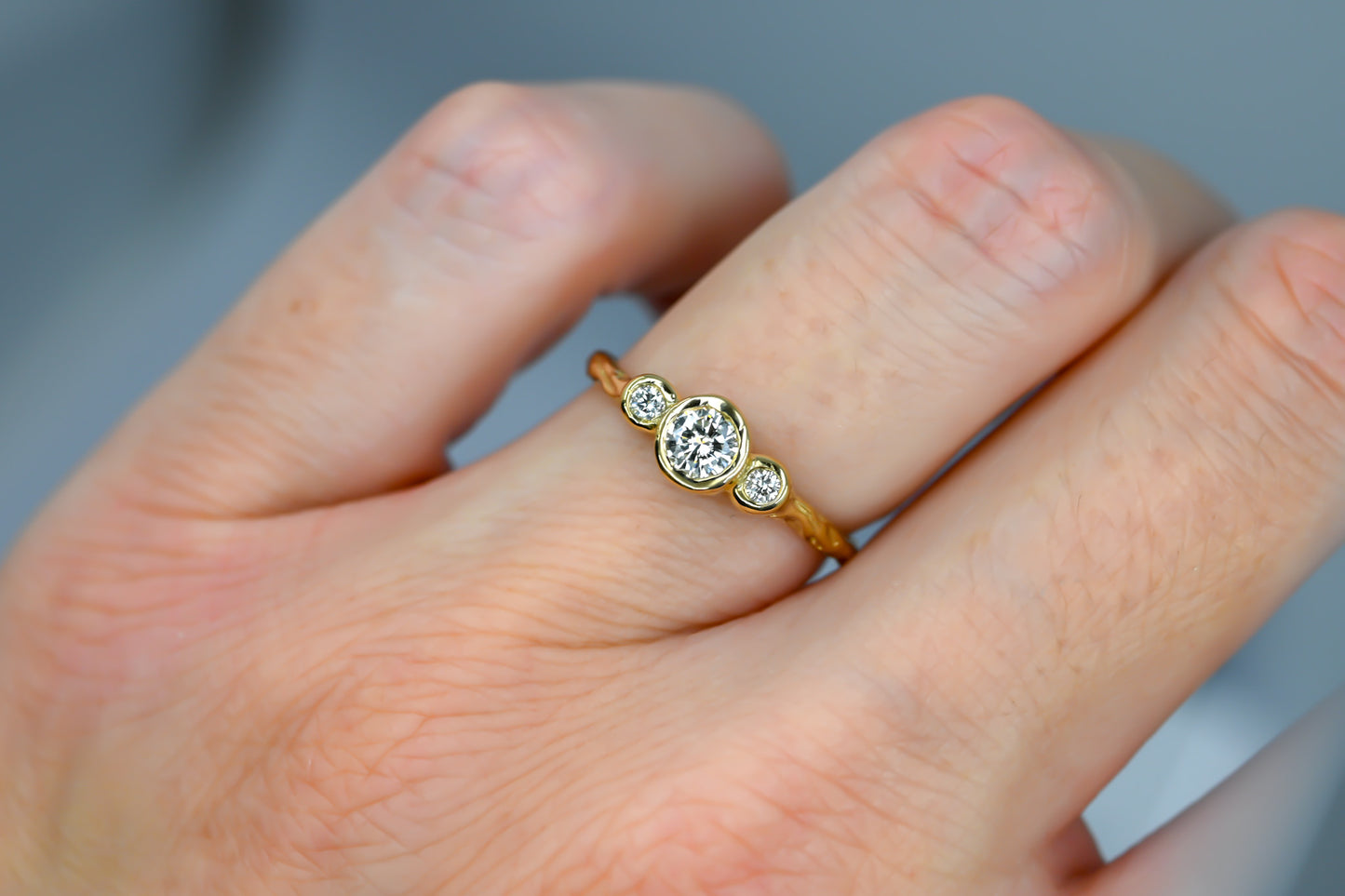 Bague Bosco trilogie diamants